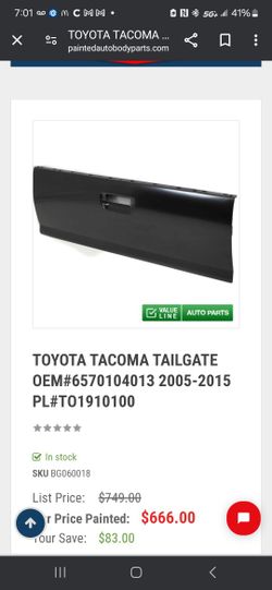 Tailgate For Toyota $ 200