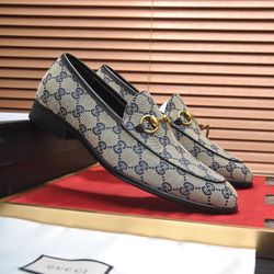 Gucci GG Men’s Leather Shoes With Box New 