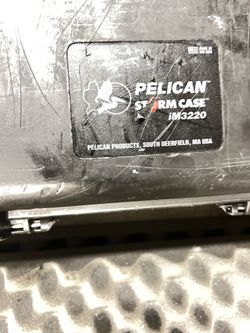 Pelican Storm Case iM3220 with foam inserta available