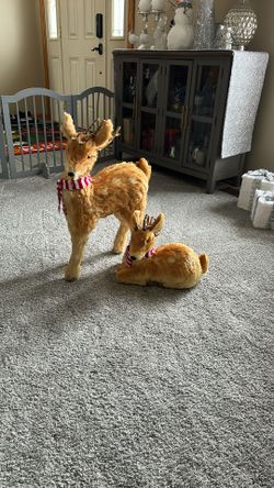 Two Deer. Mom And Baby. Used Once