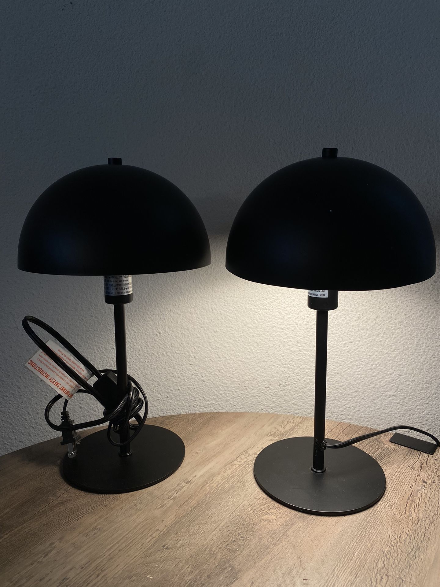 Mushroom Metal Table Lamps