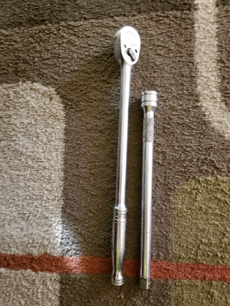 1/2 snap on ratchet and extention