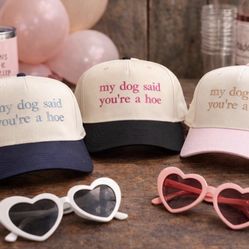 Embroidered Hat. Funny. Custom. Humor Hat 