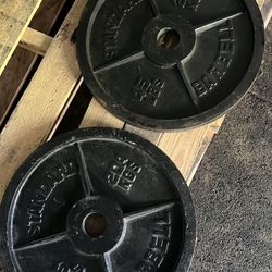 45lb cast iron weight plates 