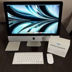 Apple iMac All In One Desktop Computer Bundle Very Clean And Slim LOOK