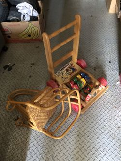 Toddler Walker And Bicycle Carrier
