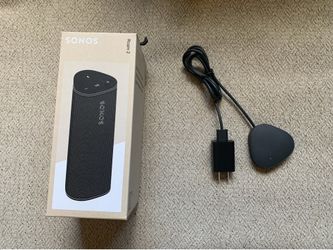 Sonos Roam 2 - black (New in sealed box) & comes with used Sonos Wireless Charger