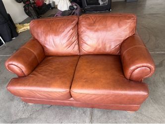 Leather sofa