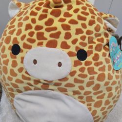 NEW LARGE GIRAFFE SOFT PILLOW