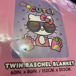 Hello Kitty twin blanket