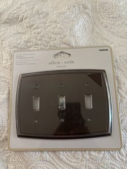 Allen + Roth Winslow indoor toggle wall plates