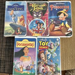 5 Disney’s Classics VHS Collection 