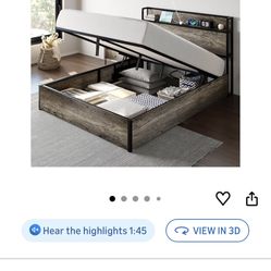Queen Bed Frame With Storage