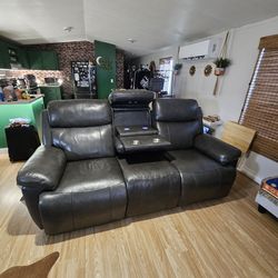 Barolo Leather Power Reclining Living Room sofa