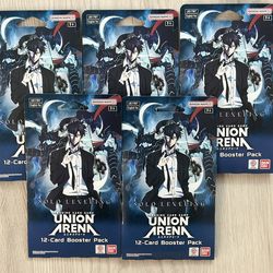 BANDAI TCG CCG UNION ARENA SOLO LEVELING FIRST EDITION SLEEVED BOOSTER PACK
