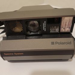Vintage Poloroid Spectra System Instant Film Photography Camera Nostalgia 