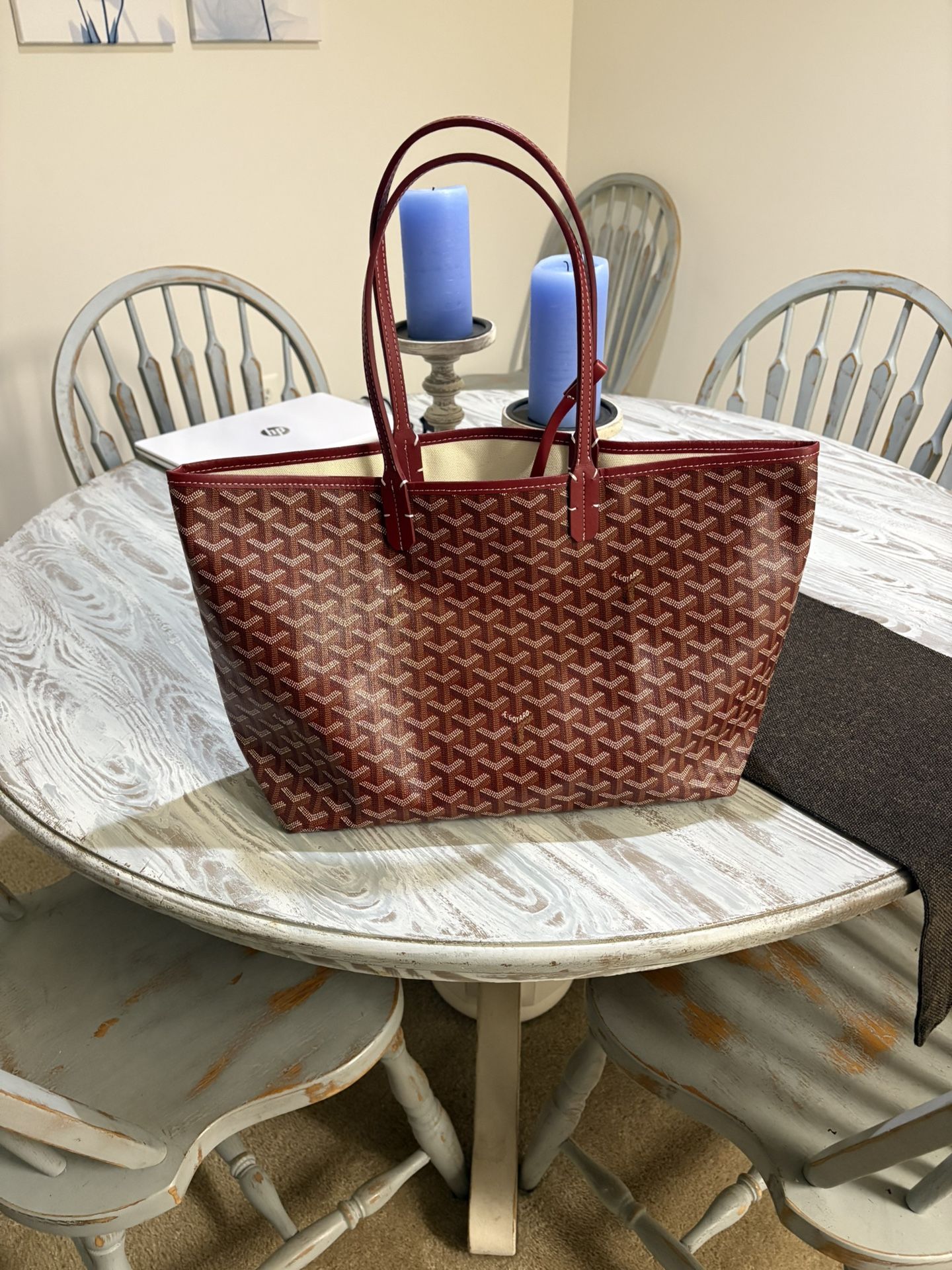 Wine Red Tote Bag