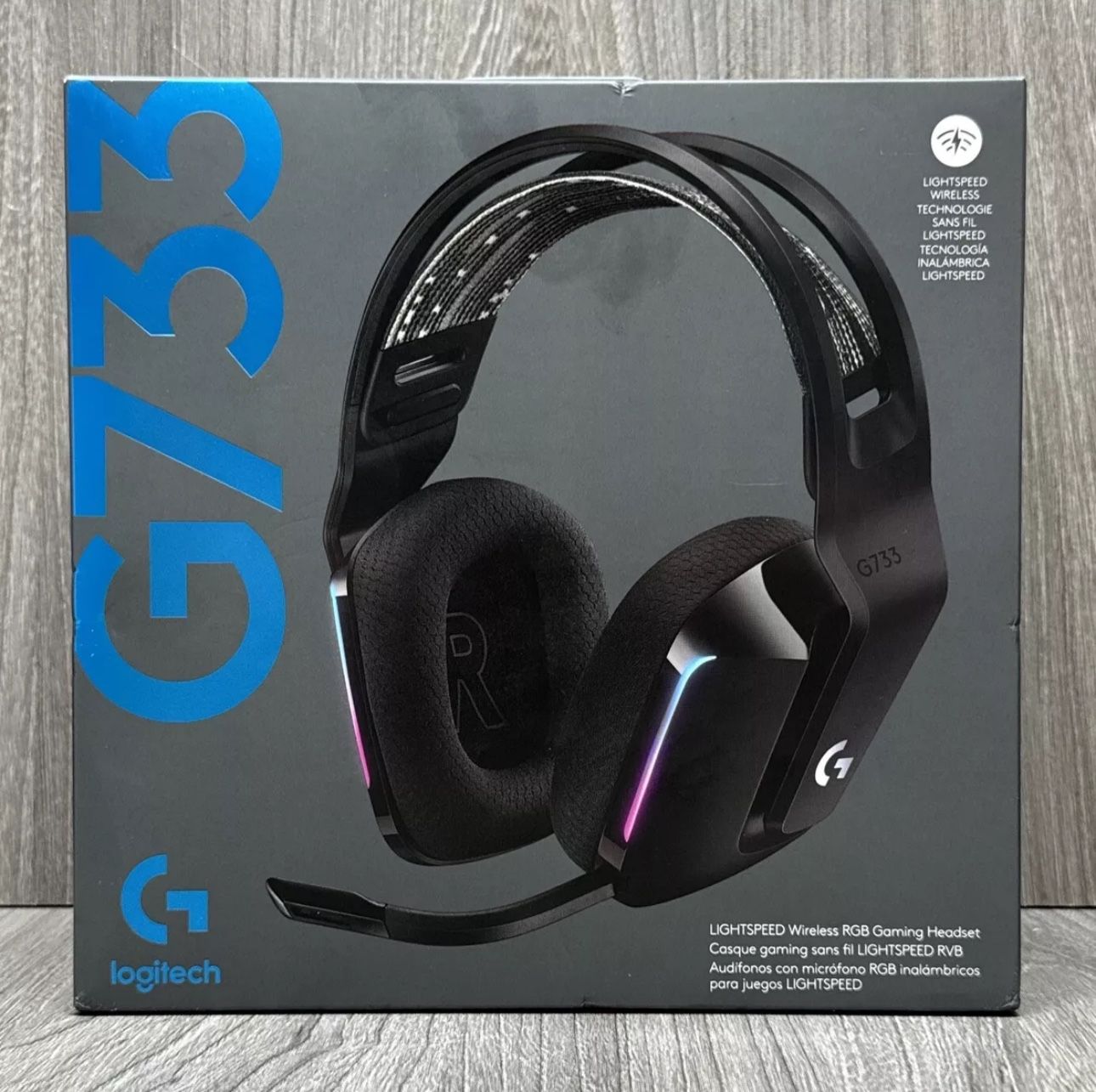 Logitech G733 Wireless Gaming Headset - Black