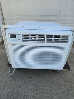 Amana window mount air conditioner.