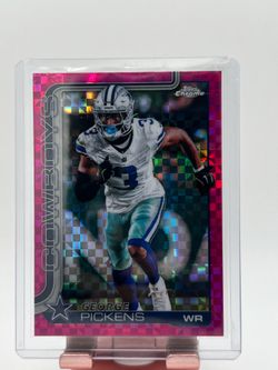 Topps chrome 2025 George Pickens Hot Pink X Factor