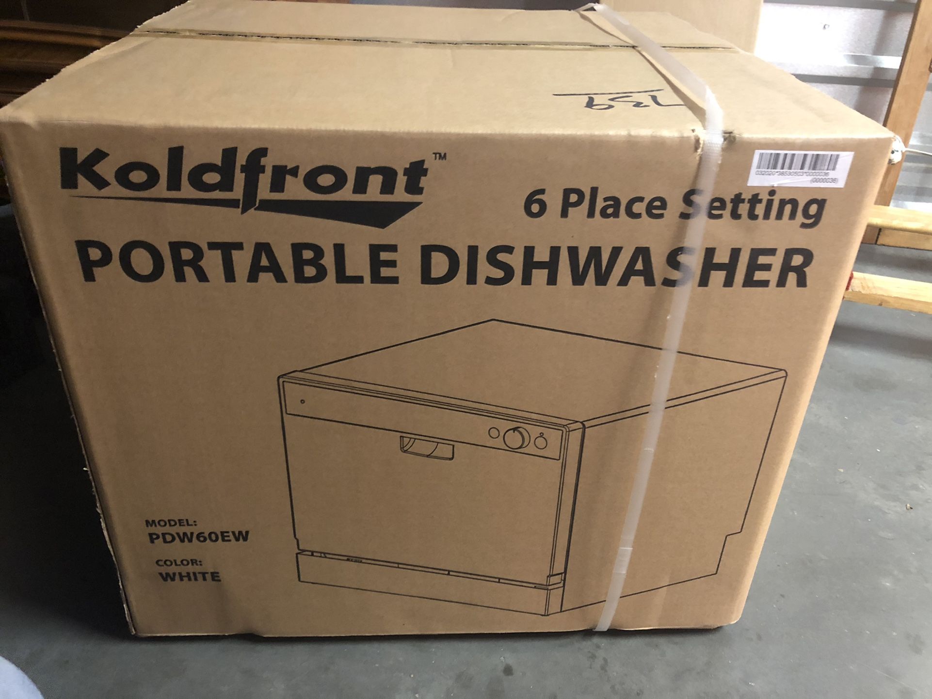 BRAND NEW!!!Koldfront Portable Dishwasher 6 Place Setting