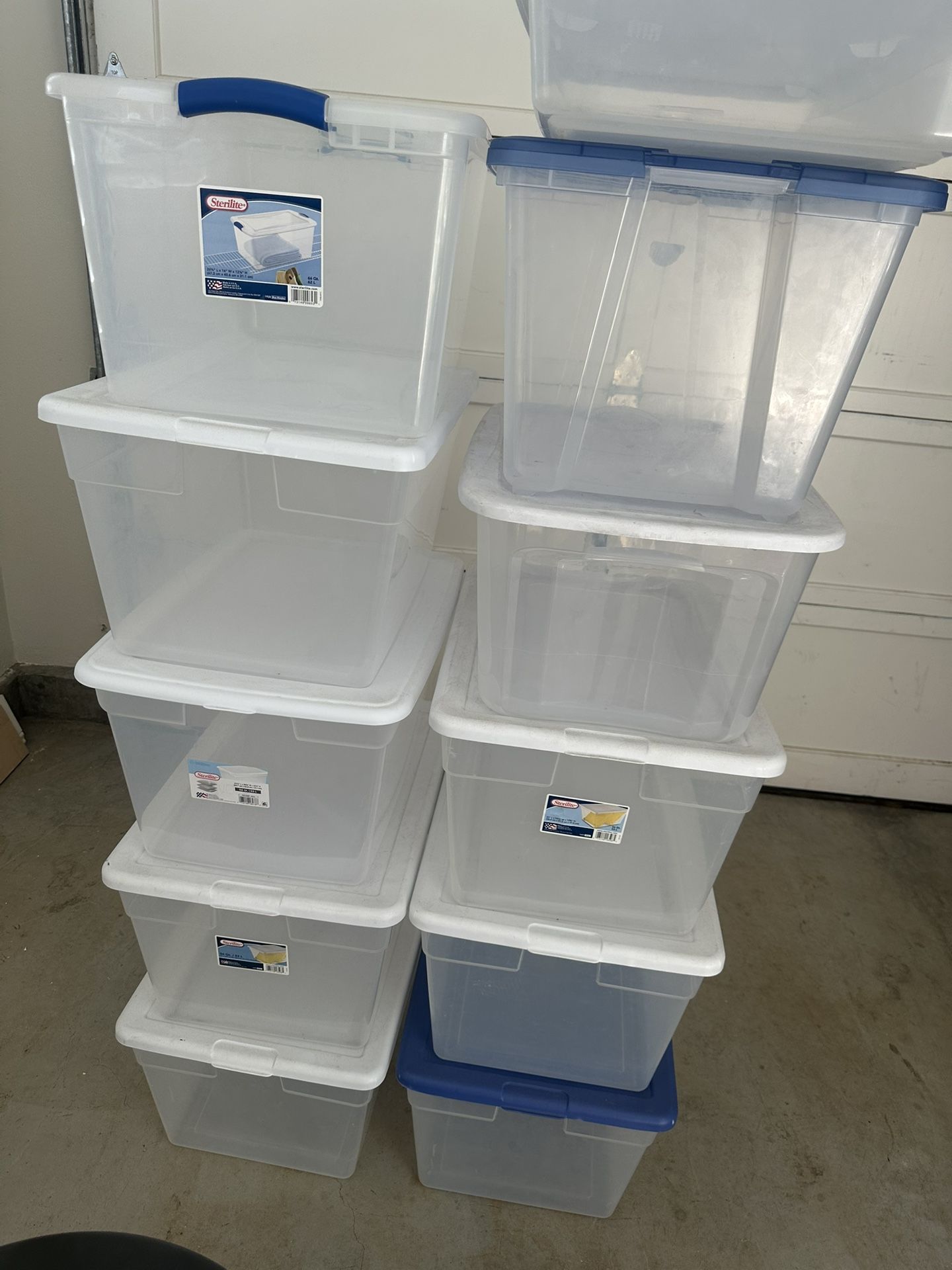 Free Plastic Storage Bins