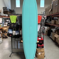 8’0” X 22.25” X 2.88” Fiberglass Funboard Surfboard Brand New!