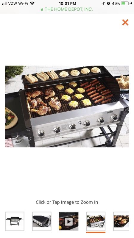 RiverGrille Chuck Wagon 6-Burner Event Propane Gas Grill