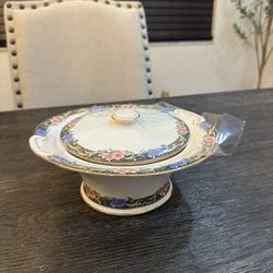 covered serving dish - vintage 