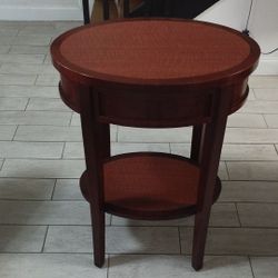 Oval Wood End Table (Best Offer)