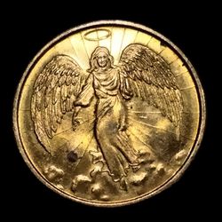 Vintage Veteran Guardian Angel Coin