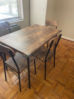 Dining table with 4 chairs