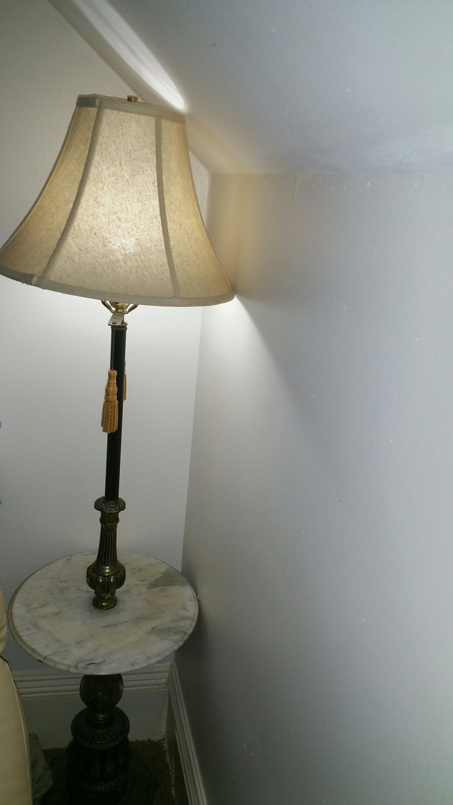 Antique lamp, ceramic
