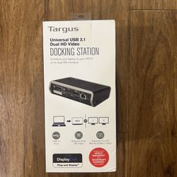 NEW Targus Docking Station - Never Used 