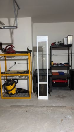 Sliding glass door dog door insert