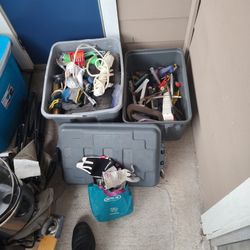  Large Tool Lot!!!! Lockable tool box