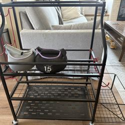 Gym Cart for Weights/Yoga