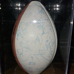 1993 San Diego  CHARGERS SIGNED TEAM BALL