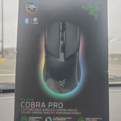 Razer Cobra Pro Lightweight Wireless PC Gaming Mouse with Razer Chroma RGB, Customizable Controls