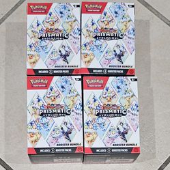 Pokemon Prismatic Evolutions Booster Bundle