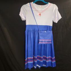 Luisa Encanto Costume Girls 6/7 New Dress Only