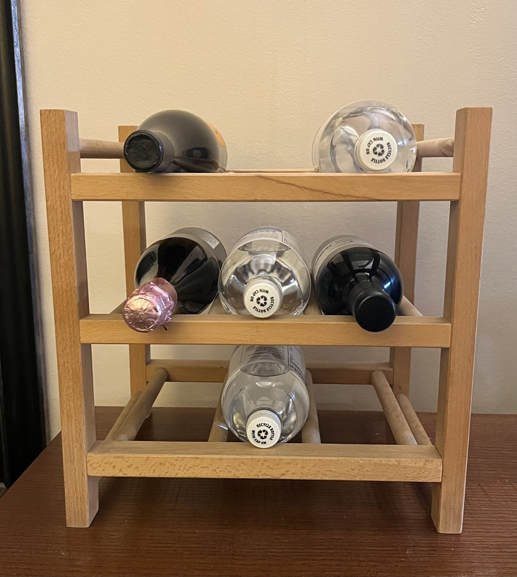 IKEA Hutten 9-Bottle Wine Rack