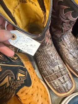 Caiman Tail Boots by Tony Lama
