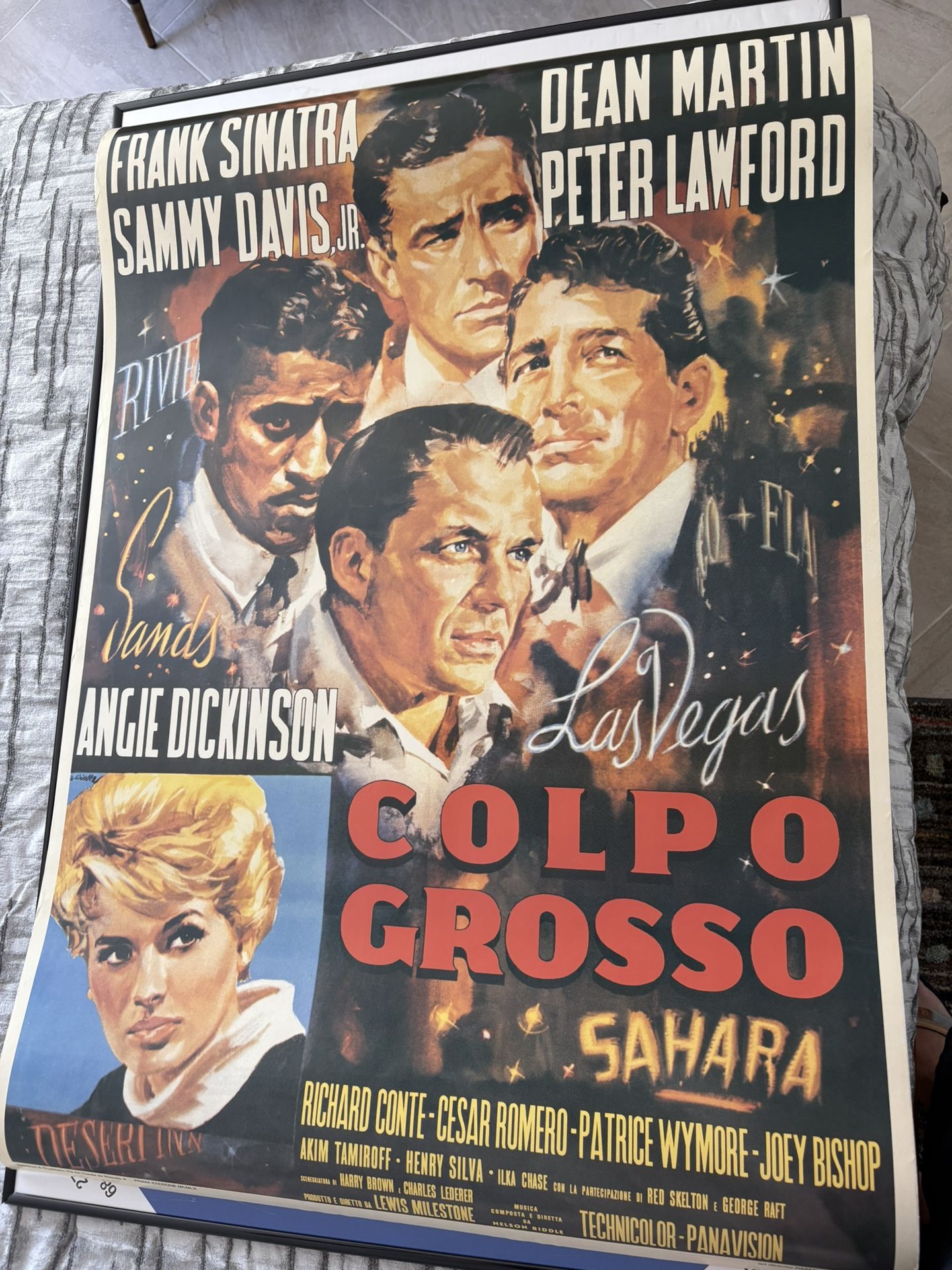 Ocean’s 11 1960 Italian Movie Poster
