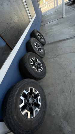 6x139.7 Set Of OEM Toyota Wheels & Used Tires