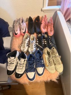 Jordan’s and cleats