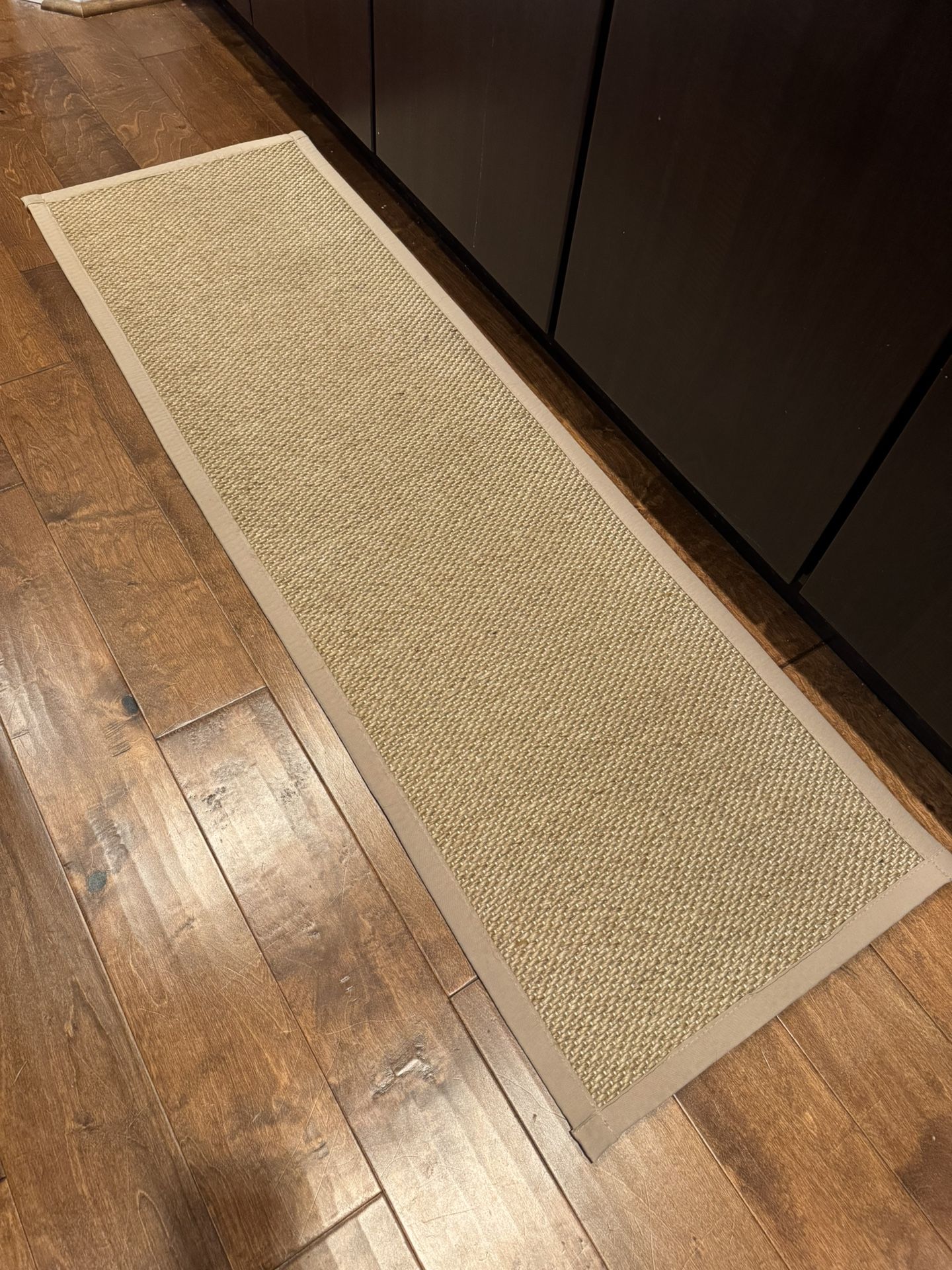 Threshold Natural Fiber Rubber Backed Runner