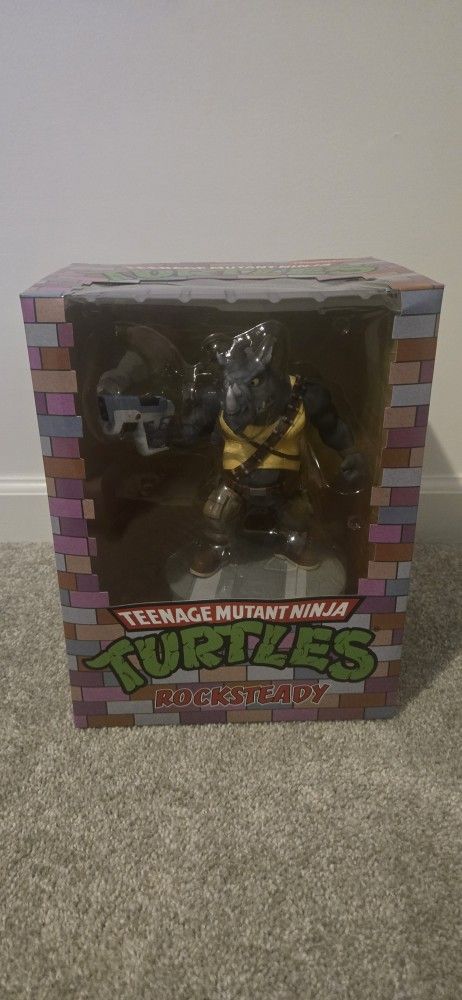 Teenage Mutant Ninja Turtles Rocksteady PCS Statue (Sealed)