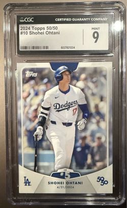 2024 Topps 50/50: Shohei Ohtani #10 Shohei Ohtani Mint