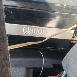 Clarion APA4162 power amplifier.